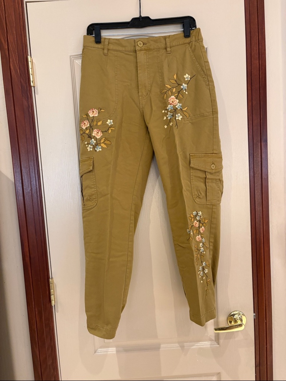 Sundance Embroidered Cargo Pants